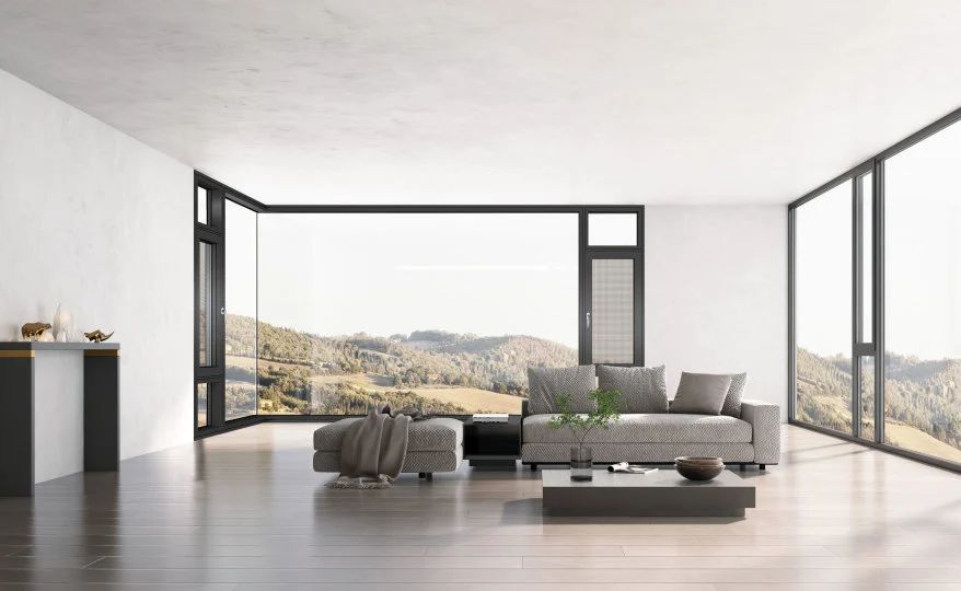 江蘇揚(yáng)州正金門窗旗靚店實(shí)景案例賞析︱極簡于形 高雅于里 與理想生活共生